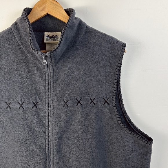 Vintage Northern Reflections Fleece Vest - Size XL - Picture 5 of 5